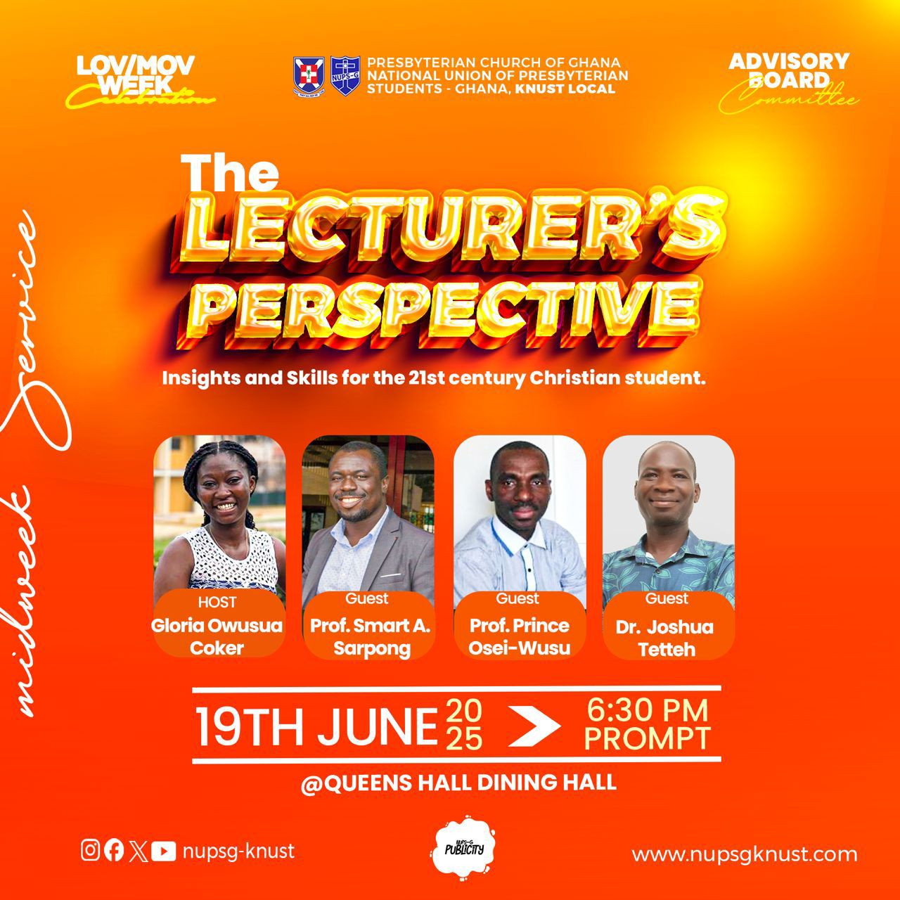 THE LECTURER'S PERSPECTIVE-'25
